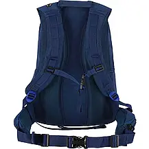 Чоловічий синій рюкзак з м'якою спинкою на одне відділення Bagland Тайфун 26 л синій (0017770), фото 2