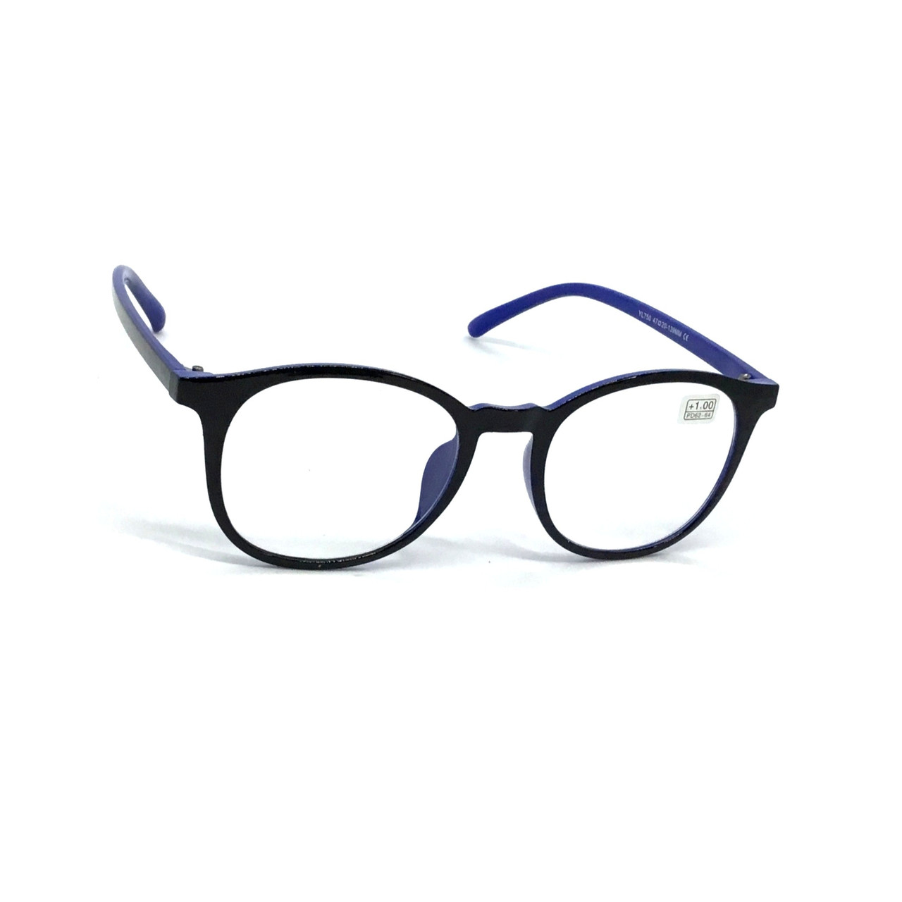 Коригуючі окуляри з білою лінзою 750 сині