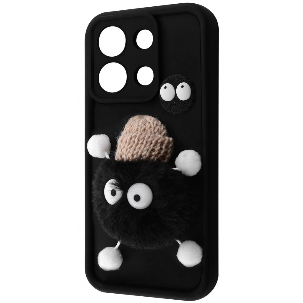 Чохол Pretty Things Case для Xiaomi Redmi Note 13 4G Black/Fluffy Black, фото 1