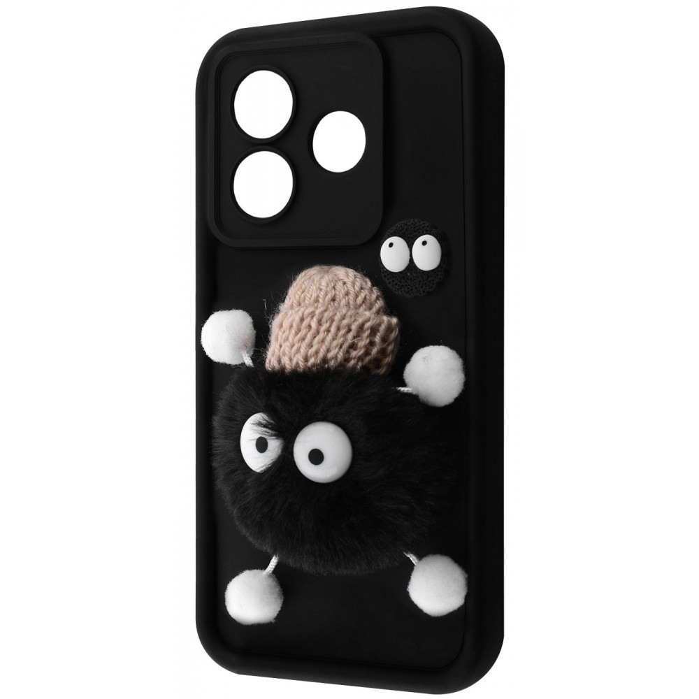 Чохол Pretty Things Case для Xiaomi Redmi Note 14 5G Black/Fluffy Black