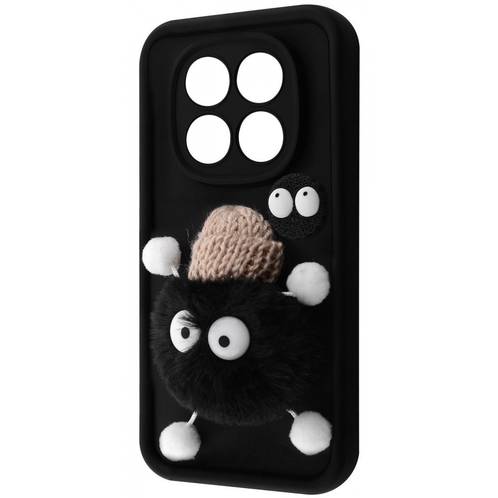 Чохол Pretty Things Case для Xiaomi Redmi Note 14 Pro 5G Black/Fluffy Black