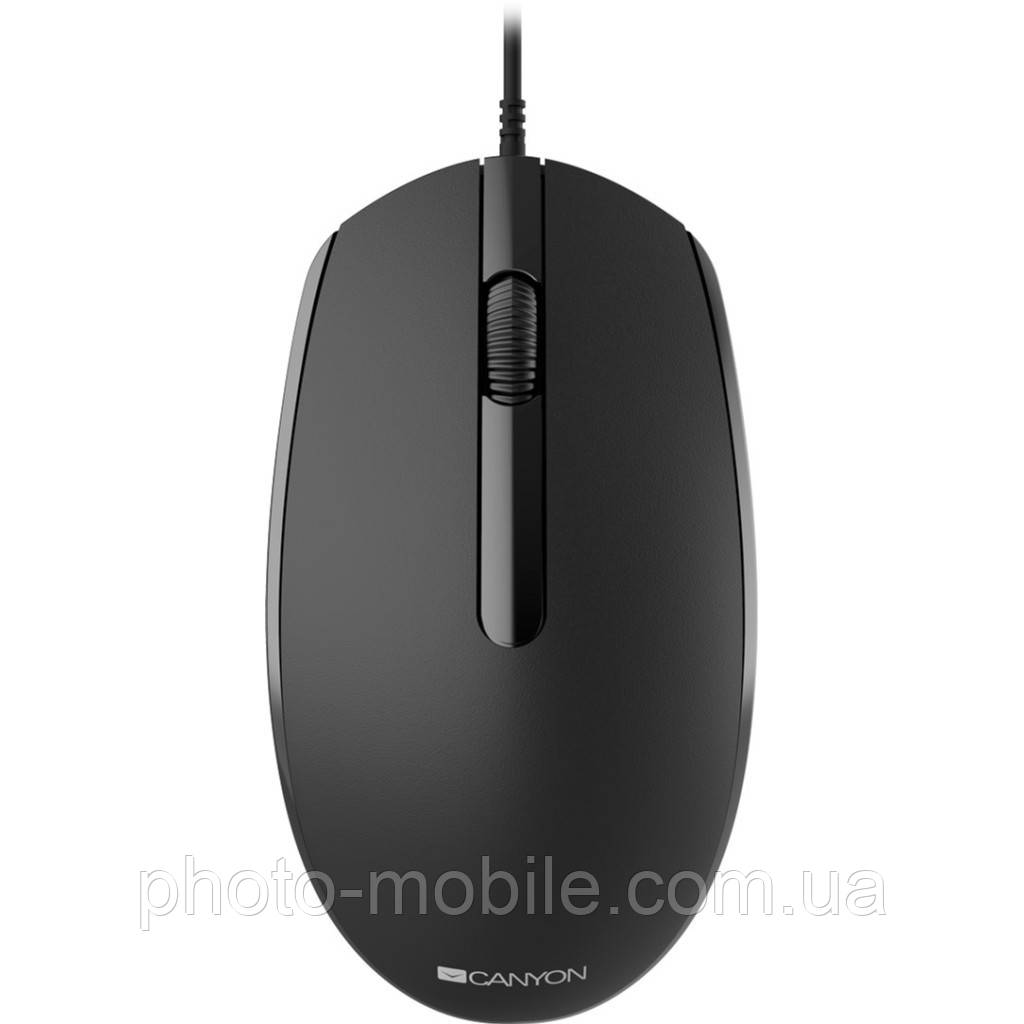 Комп'ютерна миша Canyon M-10 USB Black