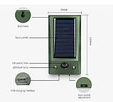 Ультразвуковий відлякувач птахів і тварин на сонячній батареї G1017, фото 3