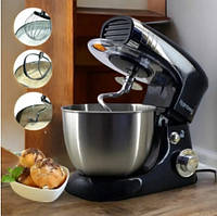 Потужний планетарний міксер Rainberg міксер-тестоміс 3200 Вт рейнберг кухонний комбайн з металевою чашею на 5 л.