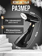 Ручний відпарювач на 288 мл потужністю 1500 Вт RAF R.1330 Відпарювач з додатковим резервуаром і щіткою, фото 9