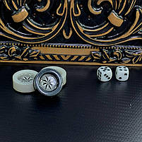 Нарди дерев'яні подарункові довгі нарди Тигр 50×23 см, фото 7