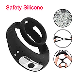 Ерекційне кільце з вібрацією, Подвійне ерекційне кільце для продовження статевого акту, Інтимні іграшки, фото 7