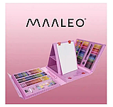 Набір для малювання у валізі 208 предметів Maaleo 17239, фото 3