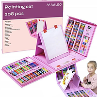 Набір для малювання у валізі 208 предметів Maaleo 17239