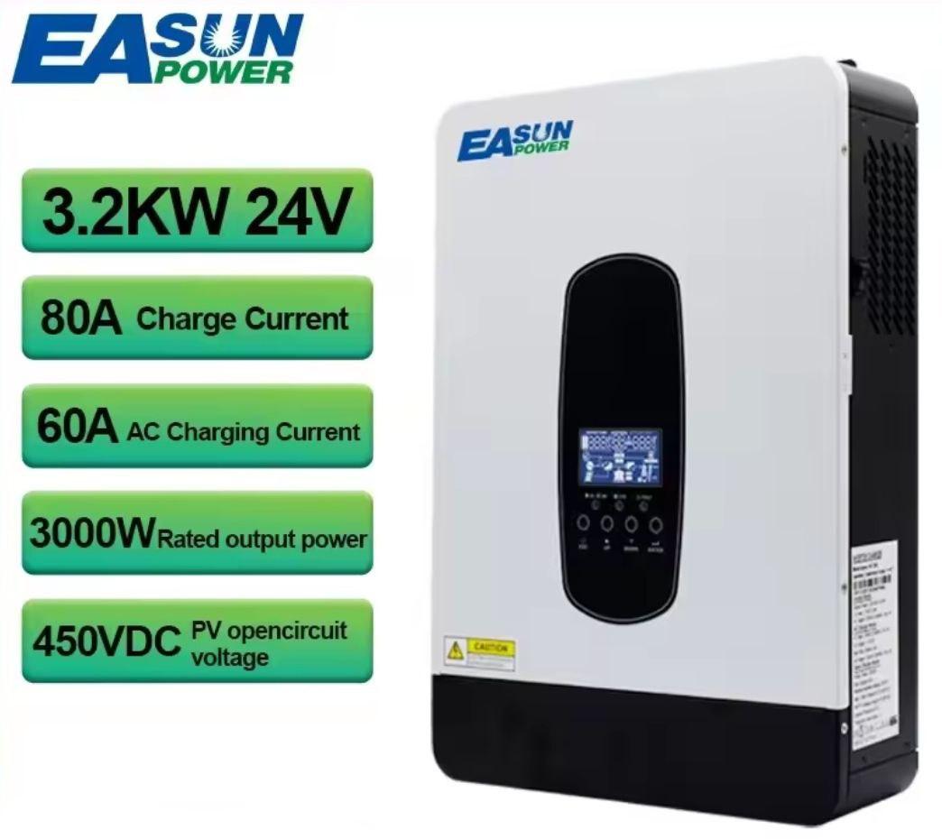 Гібридний інвертор EASUN 3kW (3,2kVA), 24V, ISolar-SMH-II-3,2K