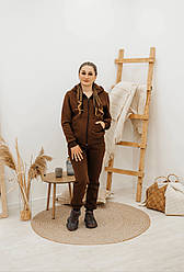 Теплий жіночий спортивний костюм на флісі