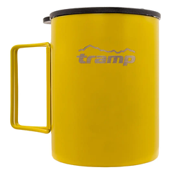 Термокружка TRAMP зі складаними ручками та поїлкою 400мл UTRC-137 mustard (180091) UTRC-137-mustard
