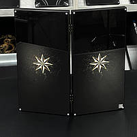 Нарди скляні з деревом Зірка 50×24×6см на подарунок, фото 2