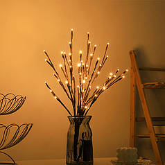 Світлодіодні LED гілки Lesko HS-0017 60 см декоративне освітлення на батарейках для дому