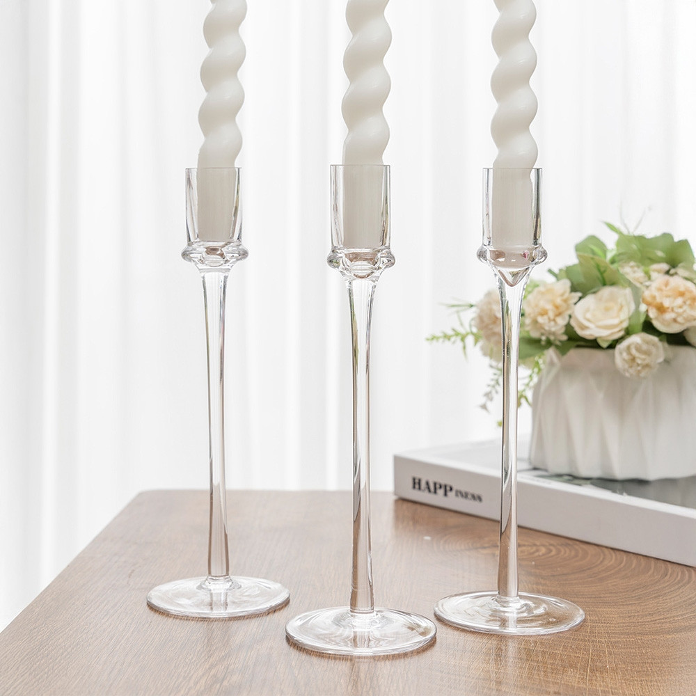 Набір з 3 свічників Елегантний акцент 23 см 15100-002