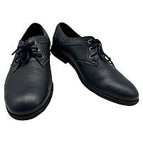 Туфлі чоловічі шкіряні синього кольору в стилі оксфордів “Style Shoes”, фото 4