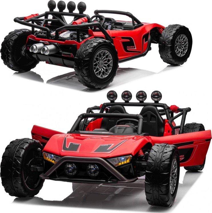 Дитяча акумуляторна машинка Buggy Racing 5 червона, фото 1