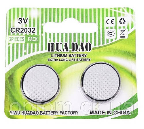 Батарейка Huadao CR2032
