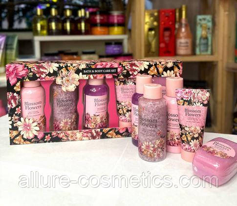 Набір засобів для ванни 5ед Bath & Body Care set 5ea Cherry Blossom (100, 100, 100, 30ml)
