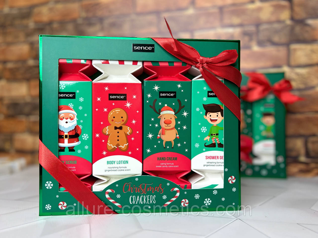 Набір засобів для тіла 4ед цукерка SENCE Cristmas Crackers 4ea (4×50ml)