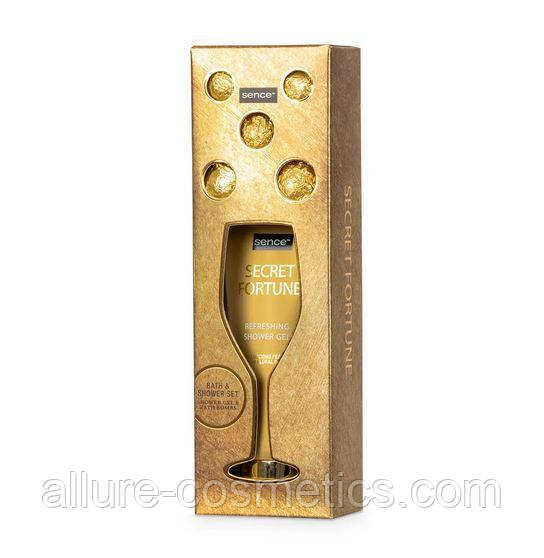 Набір Гель для душу та бомбочки для ванни SENCE Secret Fortune 150ml+5x15g
