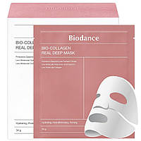 Нічна гідрогелева маска з колагеном для еластичності шкіри Biodance Bio-Collagen Real Deep Mask