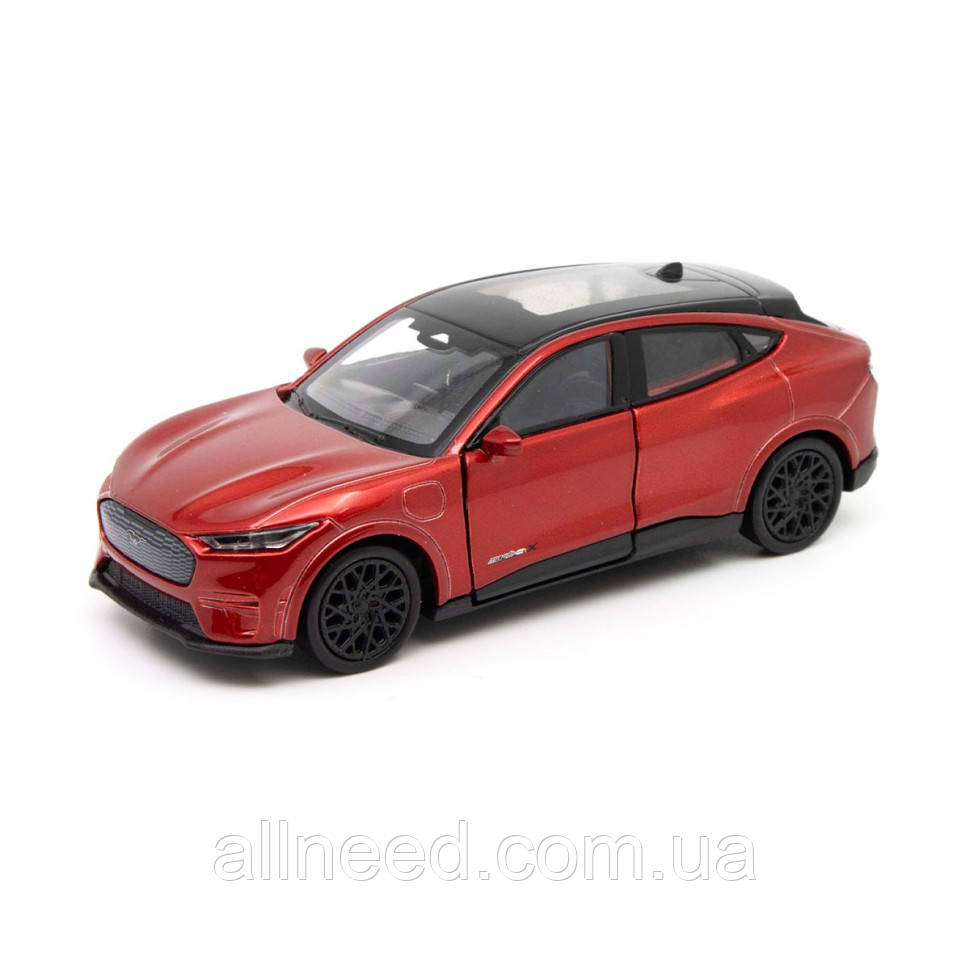 Машинка інерційна Ford Mustang Mach-E GT 2023 TechnoDrive 250387W (Red) масштаб 1:43