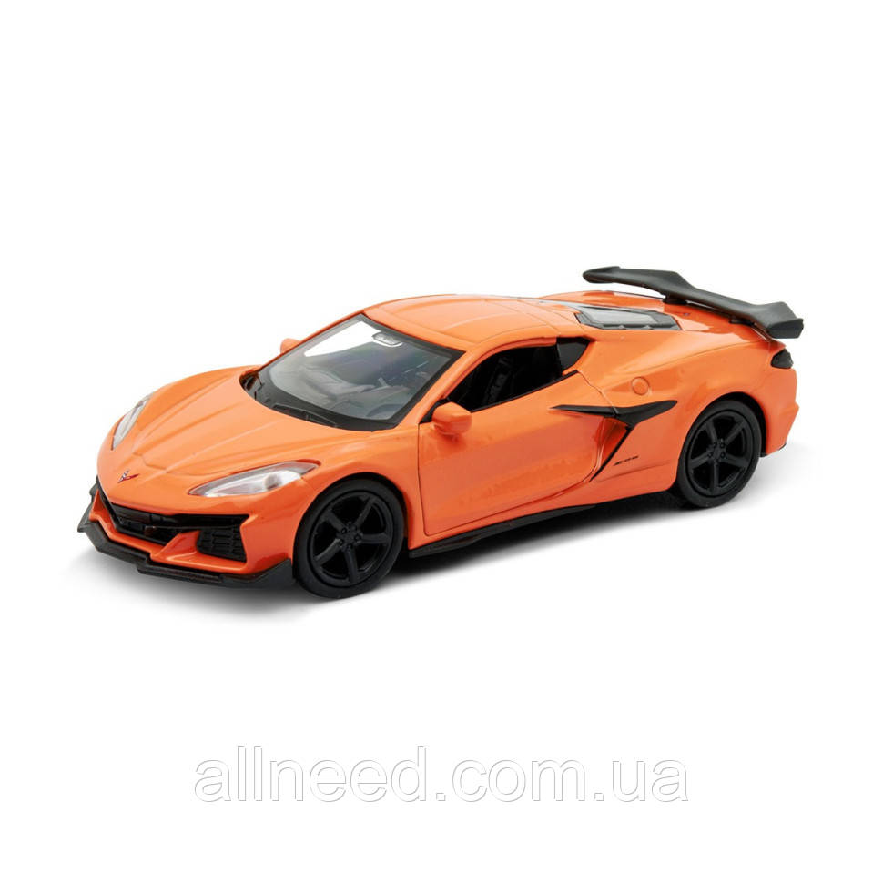 Машинка інерційна Chevrolet Corvette Z06 2023 TechnoDrive 250383W (Orange) масштаб 1:43