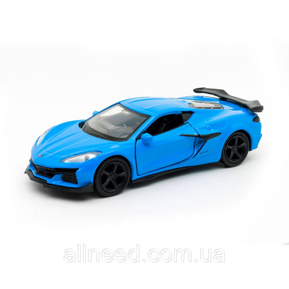 Машинка інерційна Chevrolet Corvette Z06 2023 TechnoDrive 250383W (Blue) масштаб 1:43