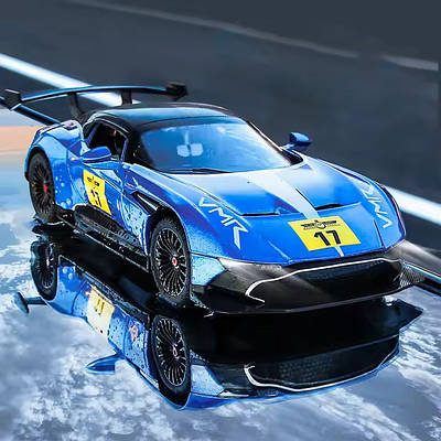 Дитяча машинка Реалістичний спорткар іномарка Aston Martin GT 1:22 Рухомі двері інерція метал Колір навмання