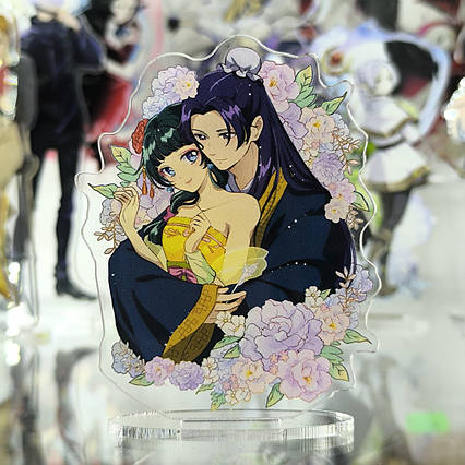 Акрилова статуетка Монолог травниці Маомао та Джінші (10 см) / The Apothecary Diaries