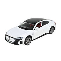 Машинка металева електро 1:36 Audi RS e-tron GT Ауді біла світло звук відкр двері 14*5,5*4см (68717), фото 4