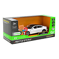 Машинка металева електро 1:36 Audi RS e-tron GT Ауді біла світло звук відкр двері 14*5,5*4см (68717), фото 10