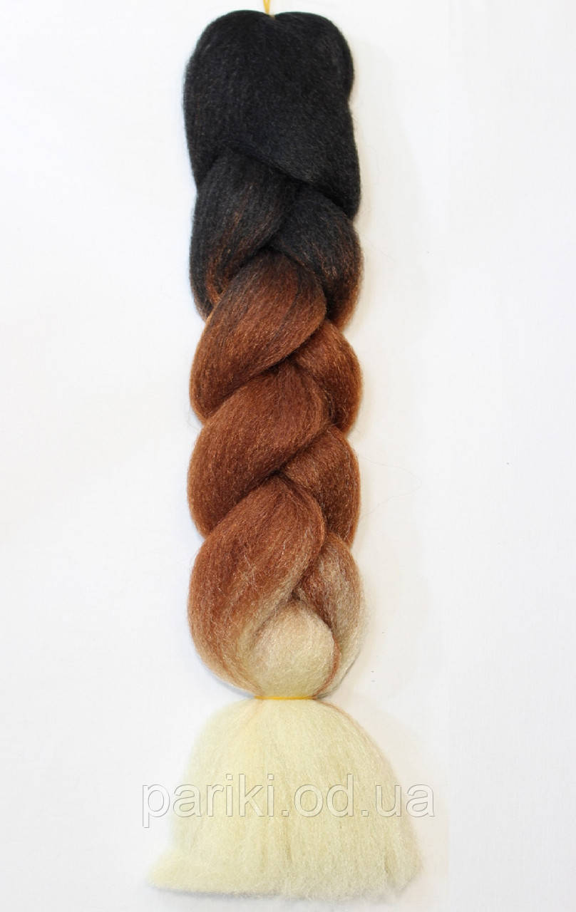 КАНЕКАЛОН (1531) 60см. 100гр. Омбре3  "Jumbo braid"