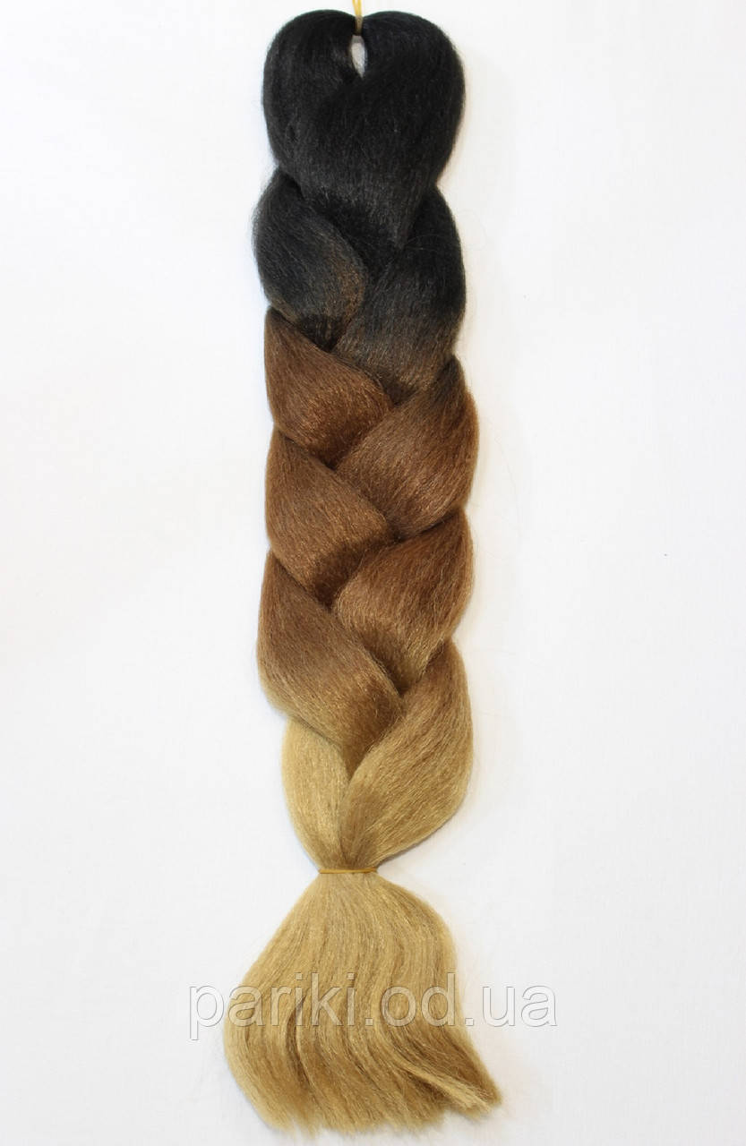 КАНЕКАЛОН (1531) 60см. 100гр. Омбре3  "Jumbo braid"
