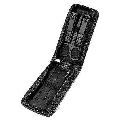 Набір манікюрних ножиць для нігтів 6 штук Чорний, фото 1