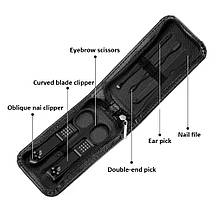 Набір манікюрних ножиць для нігтів 6 штук Чорний, фото 3