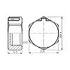Заглушка SD Forte 1/2" ВР хром SF352H15, фото 3