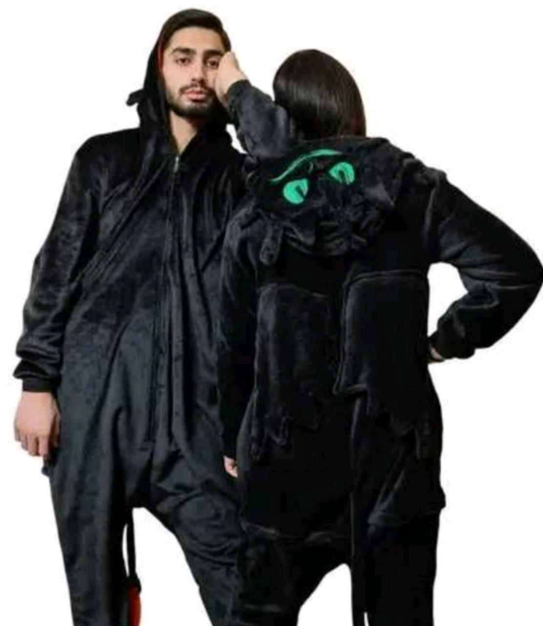 Кігурумі велсофт домашня піжама або костюм для вечірок Беззубік у розмірах, фото 1