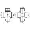 Хрестовина SD Forte 1/2" ВЗ SF35515, фото 3