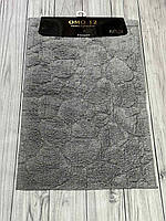 Набір бамбукових килимків для ванної кімнати 2 предмети Omo Home Туреччина сірий