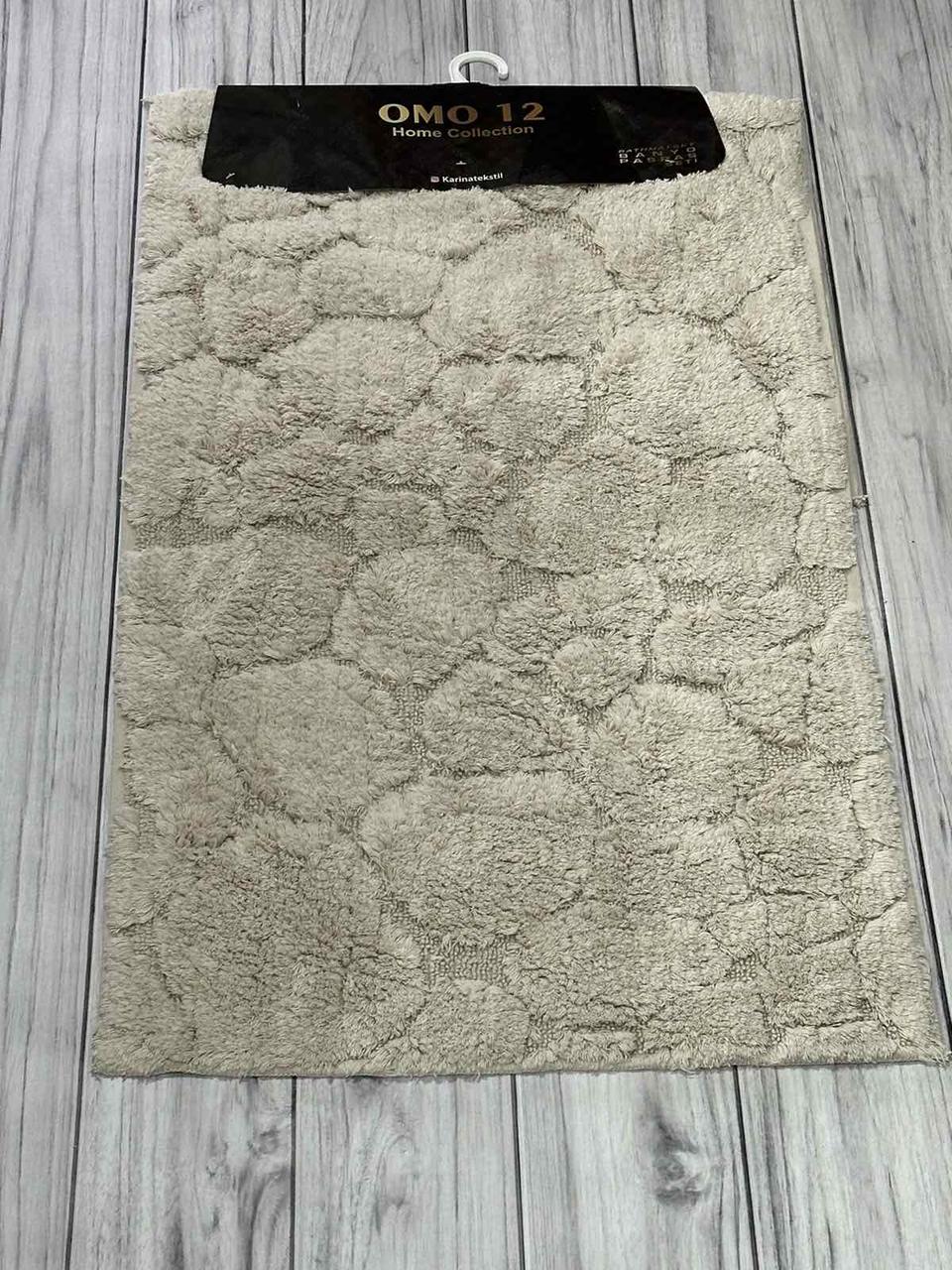 Набір бамбукових килимків для ванної кімнати 2 предмети Omo Home Туреччина бежевий, фото 1