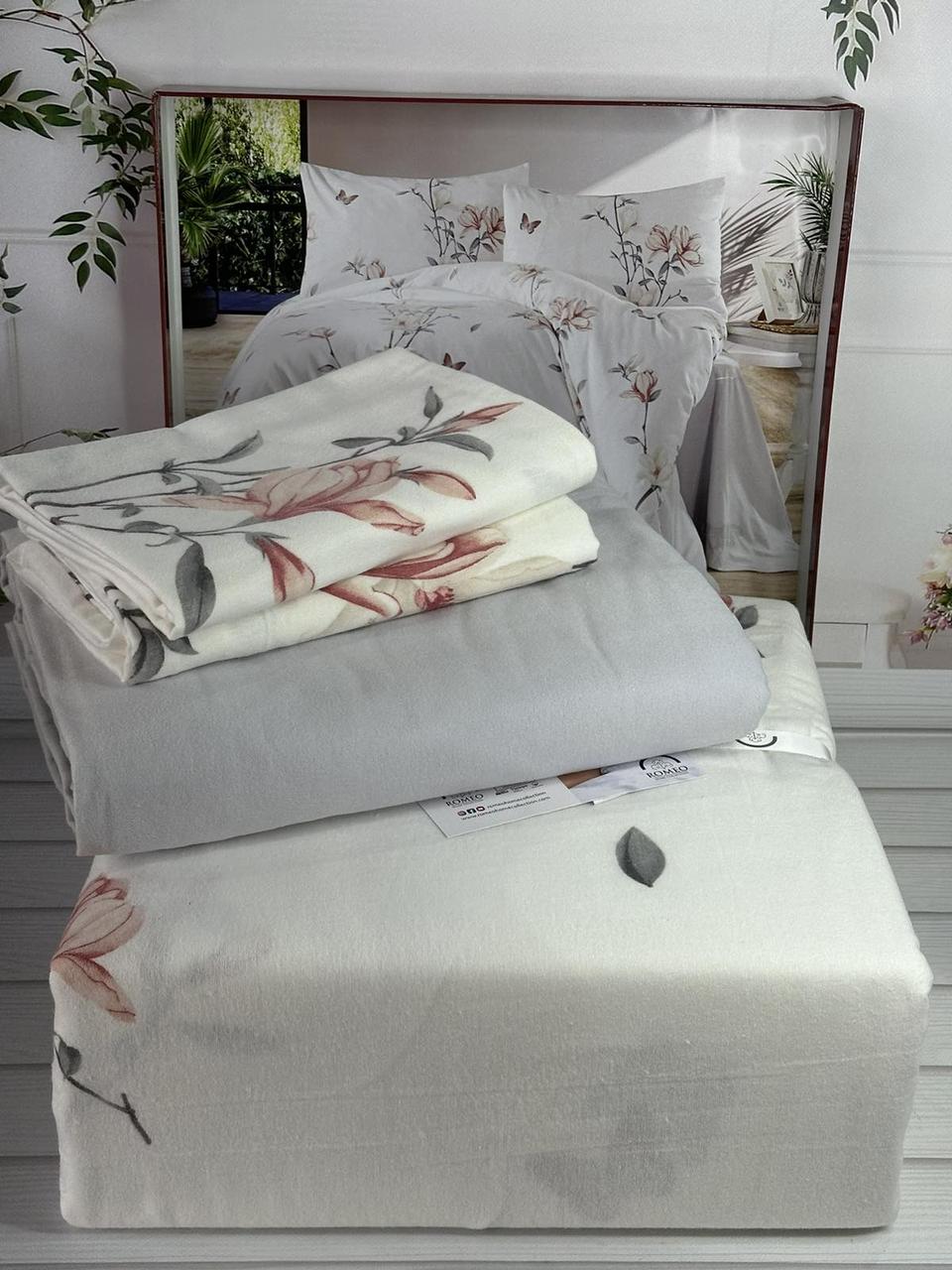 Постільна білизна фланелева байкова євро розмір Romove Home 01, фото 1