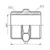 Ніпель SD Forte 3/4" SF35820, фото 3