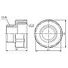 Перехід SD Forte 1/2"х3/8" ВЗ SF360159, фото 3