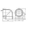 Кут SD Forte 3/4" ВВ SF36820, фото 3