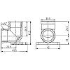 Кут настінний SD Forte 1/2" ВВ SF37115, фото 3