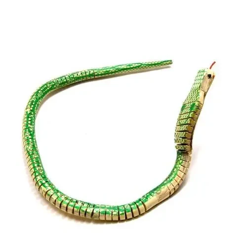 Змія-кобра іграшка з дерева, фото 1