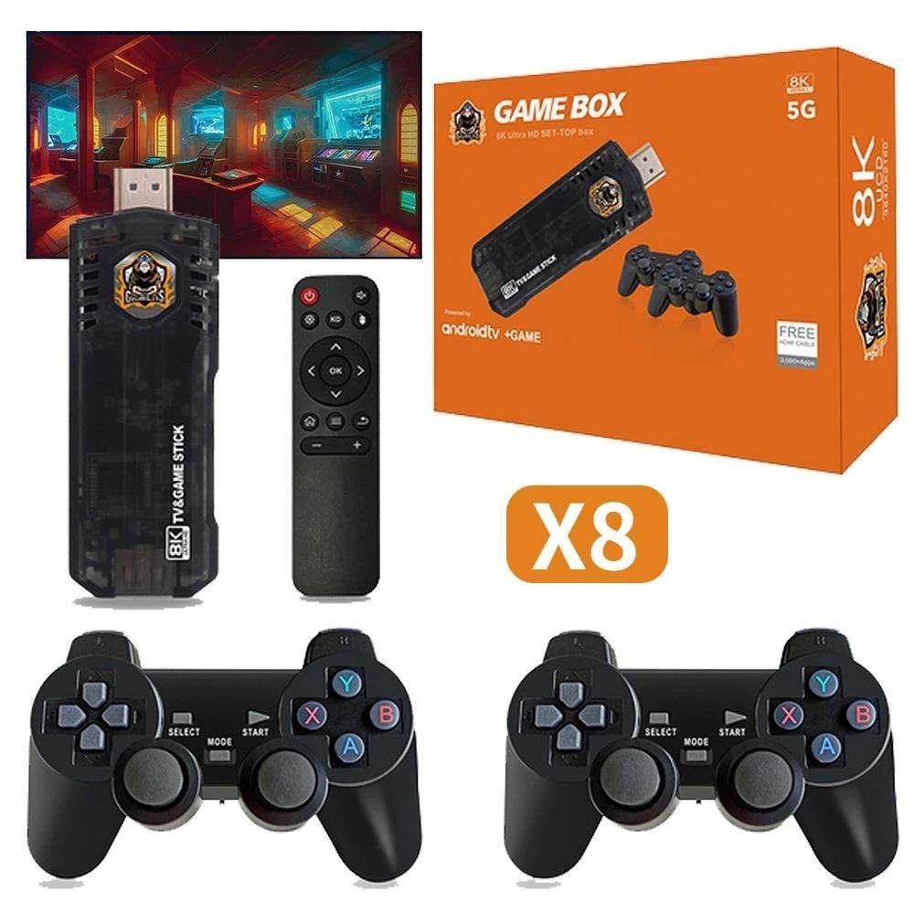 ТБ-бокс ігрова приставка X8 Game Stick CPU H313 2/16 MicroSD 64G 10000 ігор