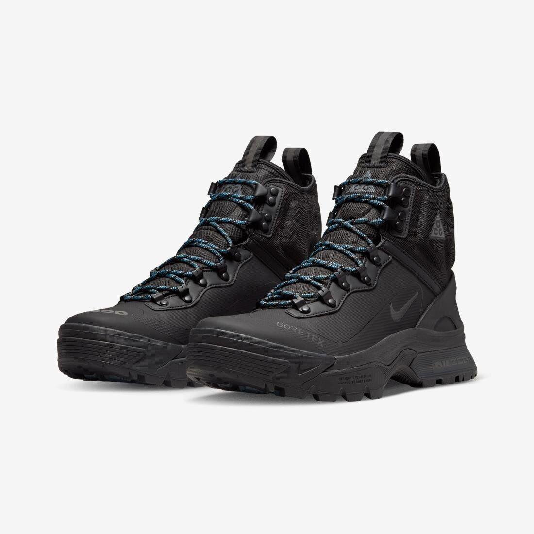 Чоловічі чорні черевики Nike Acg Zoom Gaiandome Gore-tex високі кросівки найк